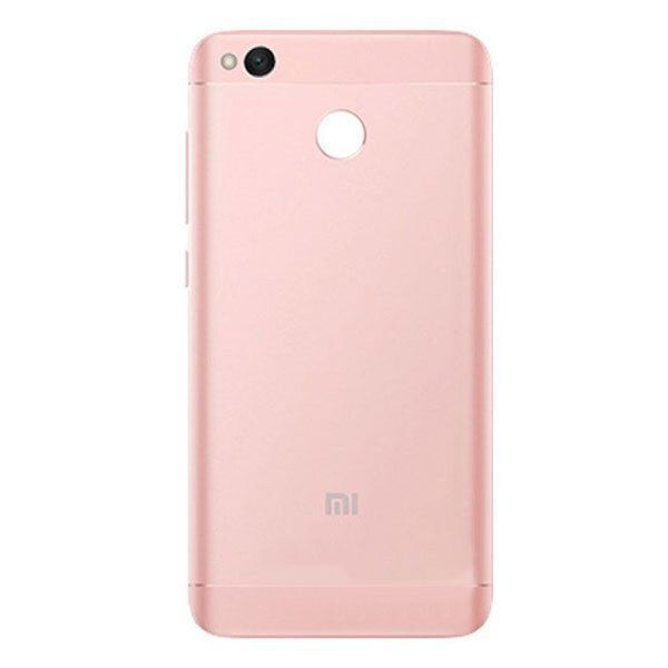 Задня кришка для Xiaomi Redmi 4X зі склом камери рожева 05282 фото