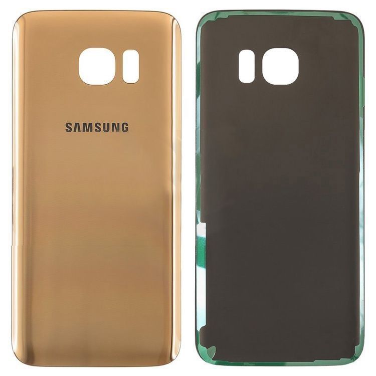 Задняя крышка для Samsung G935 Galaxy S7 Edge золотистая 08385 фото