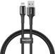 Кабель Baseus Halo Cable Lightning 2.4A (0.5m) Black (CALGH-A01) 16610 фото 1