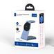 Бездротовий зарядний пристрій 3в1 Charome H14 Wireless Charging Stand Silver 28859 фото 3