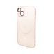 Чохол скло AG Glass Matt Frame MagSafe Logo Apple iPhone 14 перлово-рожевий 27736 фото 1