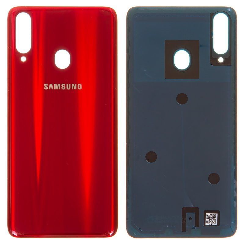 Задня кришка для Samsung A207F Galaxy A20s 2019 червона 17230 фото