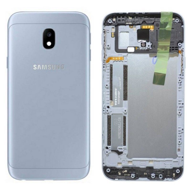Задняя крышка для Samsung J330F Galaxy J3 (2017) голубая 10481 фото