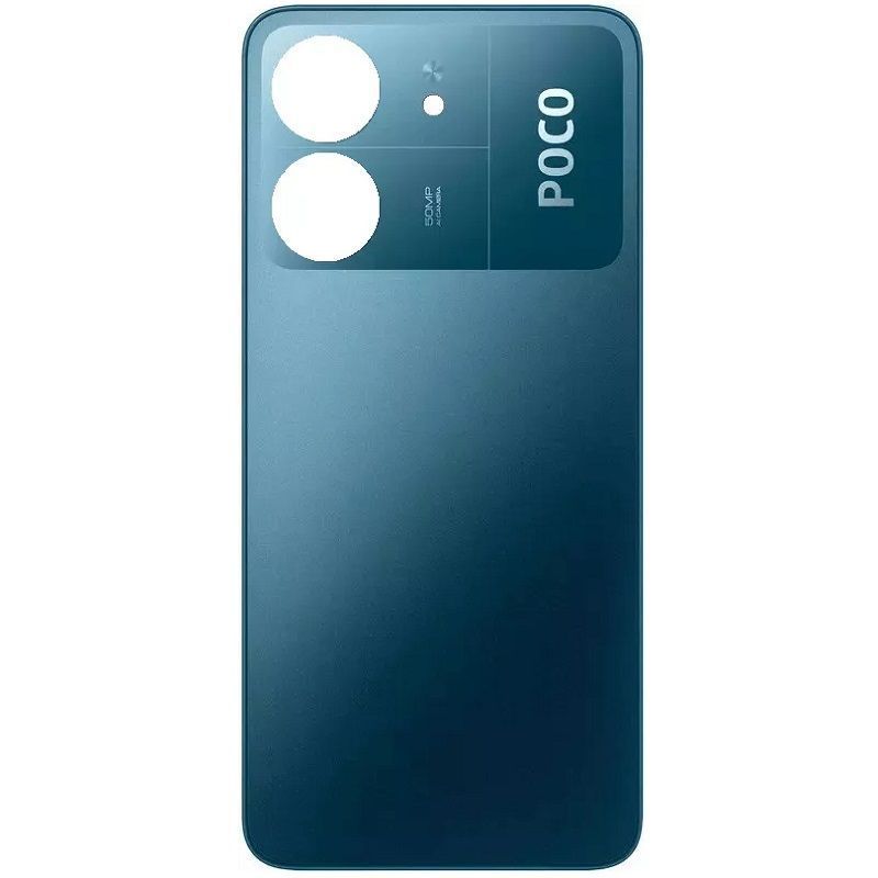 Задня кришка для Xiaomi Poco C65 синя Оригінал Китай 30206 фото