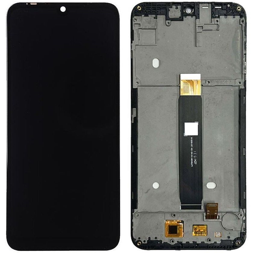 Дисплей для Motorola XT2025 Moto E6 Plus черный с рамкой 27159 фото