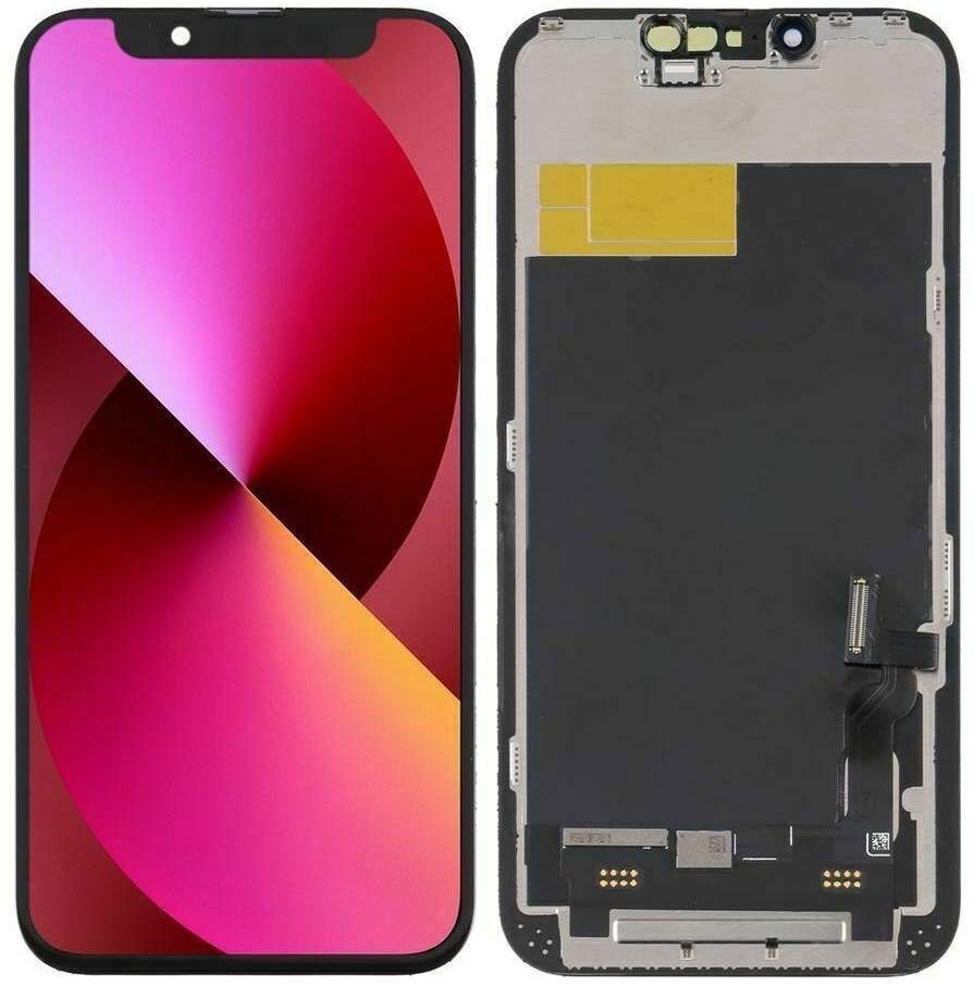 Дисплей для Apple iPhone 13 чорний OLED, OEM Hard, SL Хайкопія 28669 фото