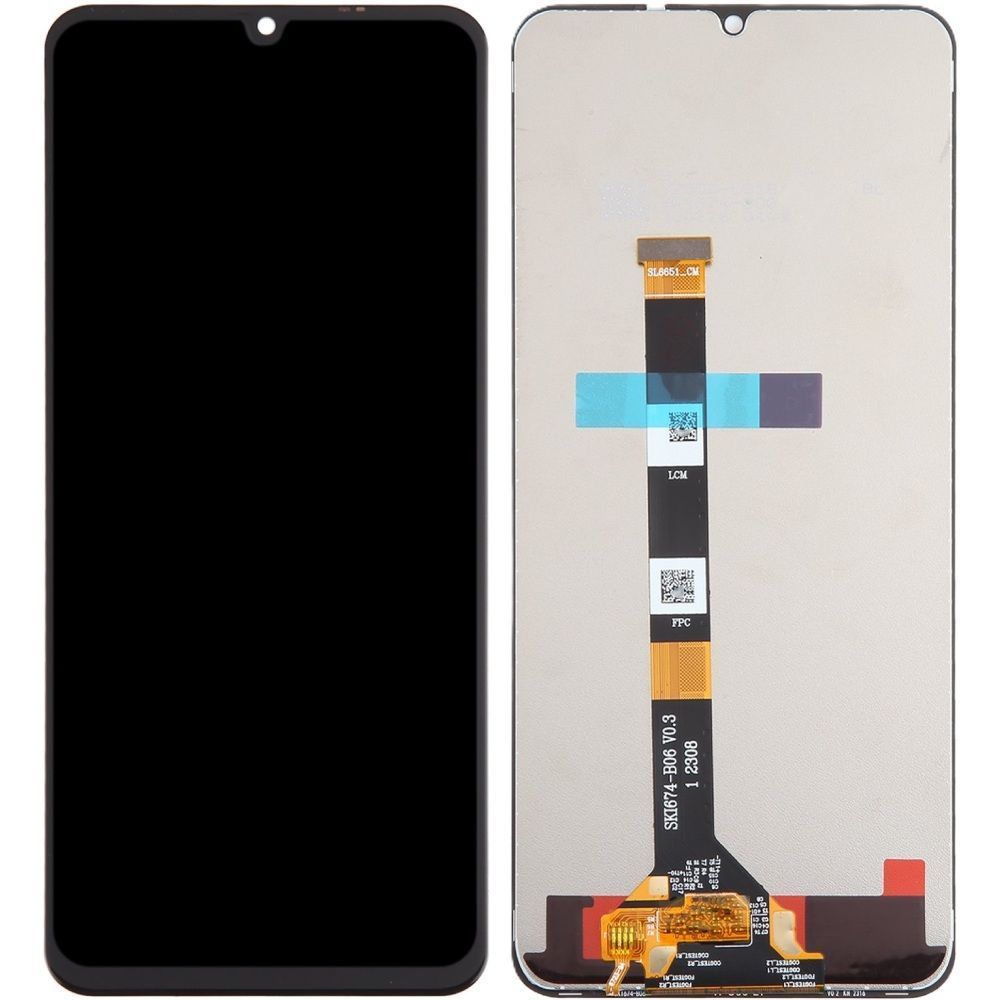 Дисплей для Realme C51, Realme C53, Realme Note 50, Narzo N53 RMX3830, RMX3760, RMX3761 черный Оригинал Китай (FHD) FLYCDI 32296 фото