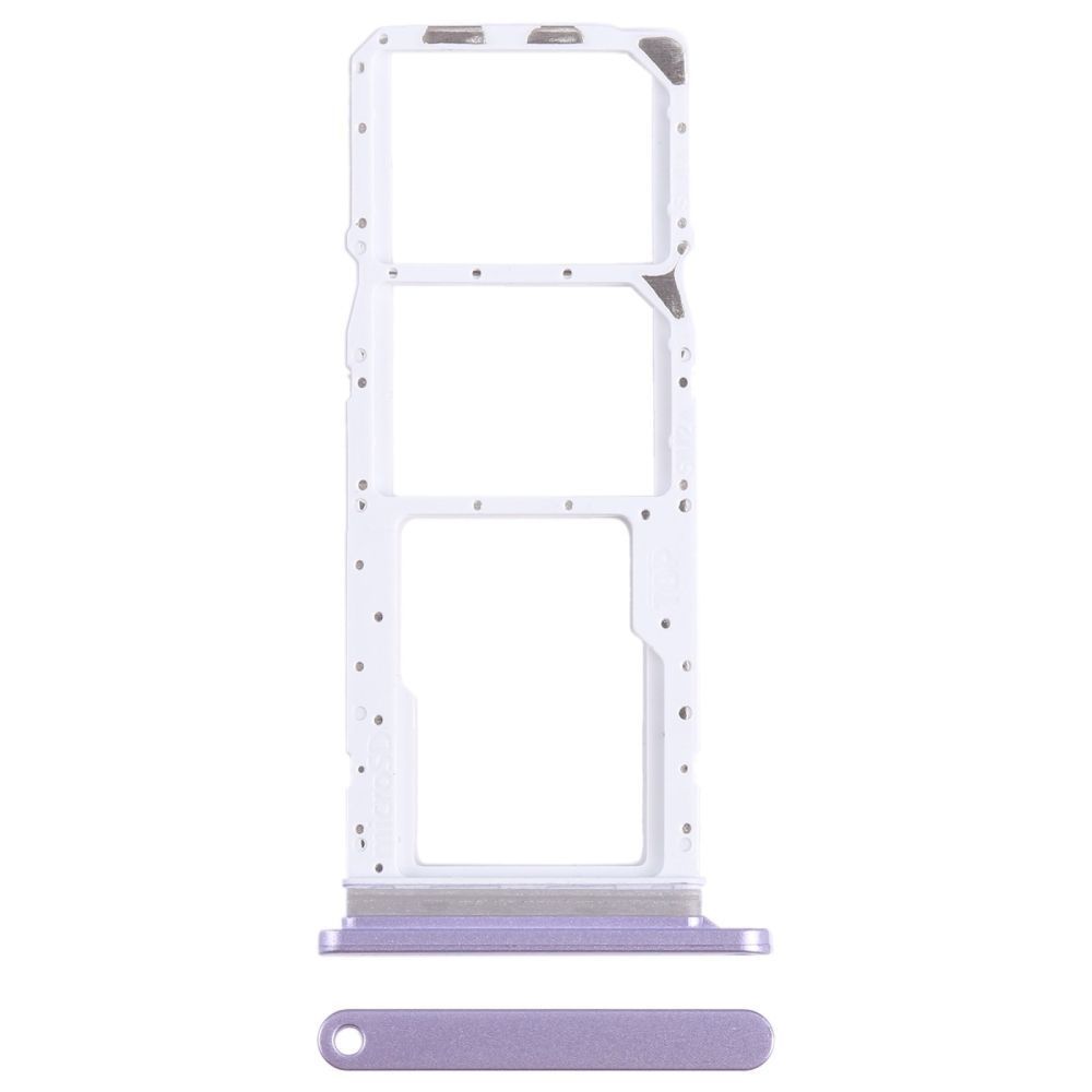 Держатель Sim-карты для и карты памяти Samsung A057 Galaxy A05s фиолетовый, Violet, на две Sim-карты 33352 фото