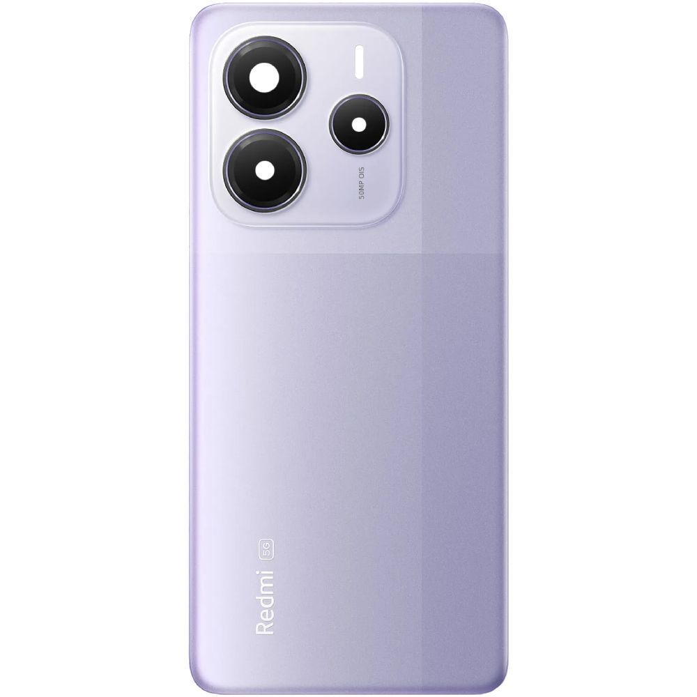 Задняя крышка для Xiaomi Redmi Note 14 5G 24094RAD4G фиолетовая, Purple со стеклом камеры 50MP Оригинал Китай 32804 фото