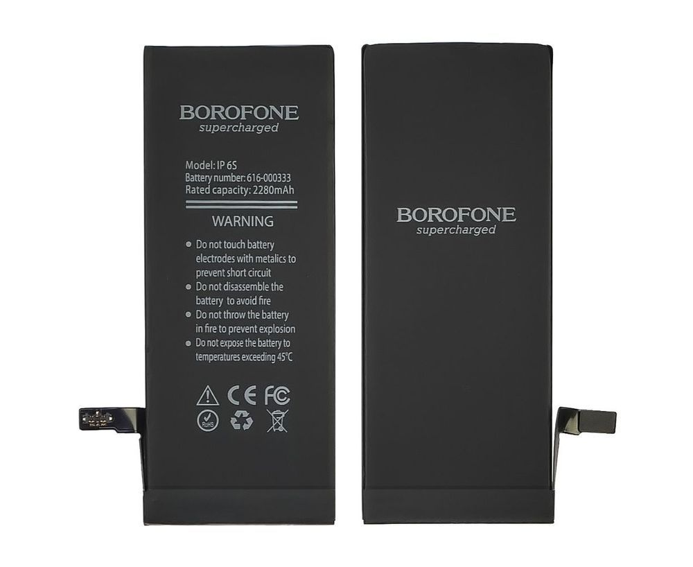 Аккумулятор Borofone для Apple iPhone 6S усиленный (2280mAh) 26298 фото