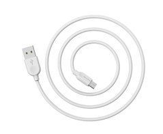 Кабель Borofone BX14 Type-A - Micro 2м 2.4A білий 25867 фото