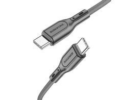 Кабель Borofone BX66 1m 5A Type-C на Type-C черный 25990 фото