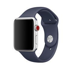 Ремешок для смарт-часов Apple Watch 42/44mm Sport Band Midnight Blue, размер S/M 14717 фото