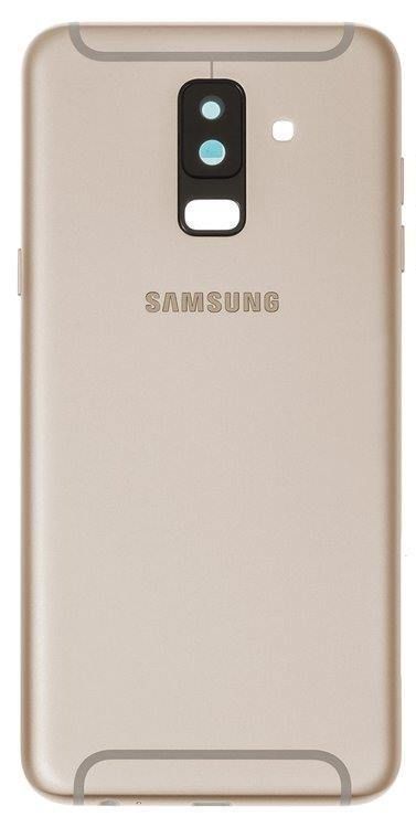 Задня кришка для Samsung A605F Dual Galaxy A6 Plus (2018) золотиста Оригінал Китай, зі склом камери 12902 фото