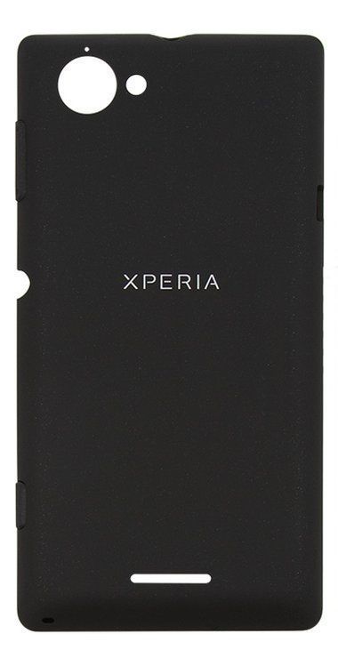 Задняя крышка для Sony C2104, C2105 Xperia L черная 05724 фото