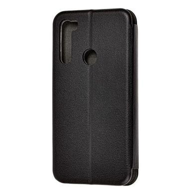 Чехол-книжка Premium Case под кожу Xiaomi Redmi Note 8T черный 17242 фото
