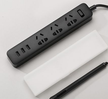 Сетевой удлинитель Xiaomi Mi Power Strip 3 3x220V и 3xUSB, 1,8м Black (NRB4015CN) 10993 фото