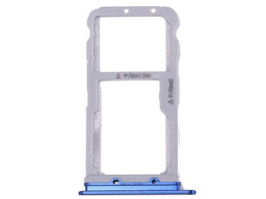 Держатель Sim-карты и карты памяти Huawei Honor 9 (STF-L09, STF-L19) синий 10981 фото