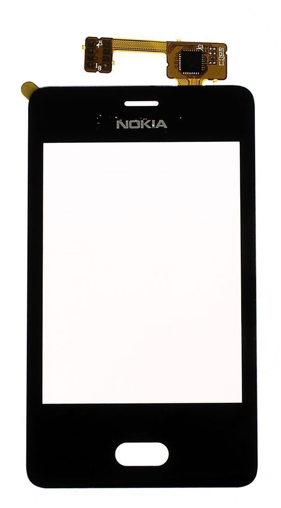 Сенсор (тачскрин) Nokia Asha 501 черный 01575 фото