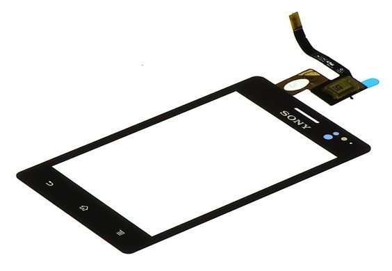 Сенсор (тачскрин) Sony ST27i Xperia Go черный Оригинал Китай 00605 фото