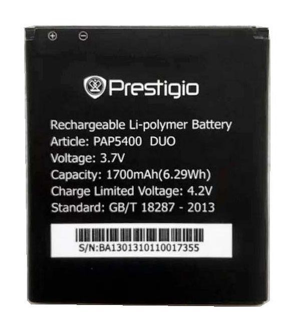 Аккумулятор Prestigio PAP5400, 1700mAh 04918 фото