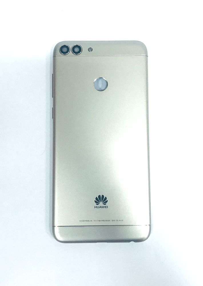 Задняя крышка для Huawei P Smart (FIG-LX1, FIG-LX2, FIG-LX3, FIG-LA1), Enjoy 7S золотистая 11232 фото