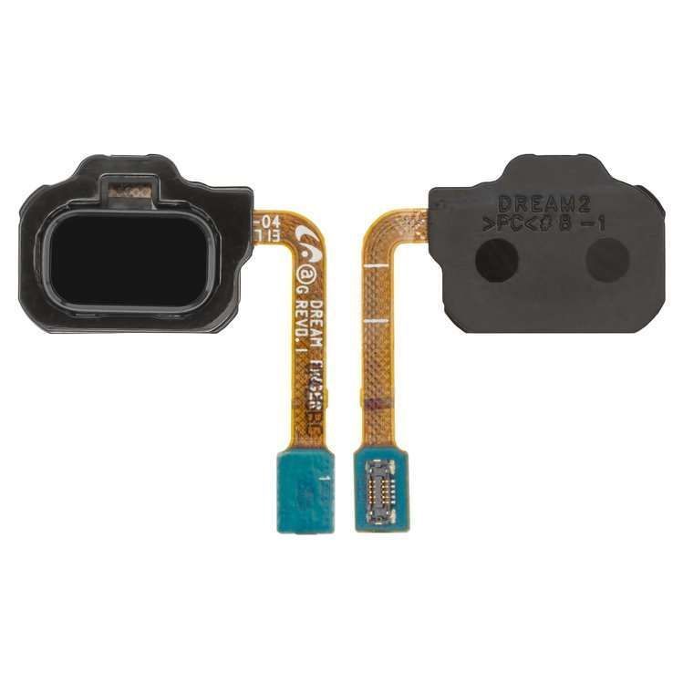 Шлейф для Samsung G950F Galaxy S8, G955F Galaxy S8 Plus с кнопкой меню (Home), версия 0,2, черного цвета, Midnight Black 09271 фото