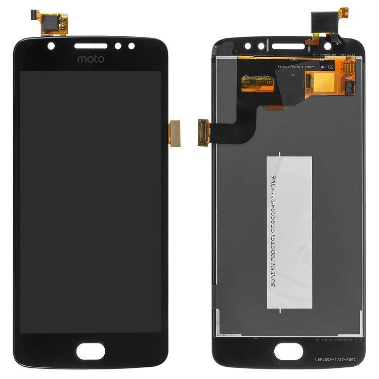 Дисплей для Motorola XT1762 Moto E4, XT1766 чорний 11807 фото