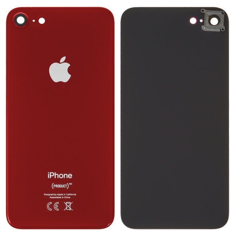 Задняя крышка для Apple iPhone 8 красная, в комплекте стекло камеры, Оригинал Китай 22528 фото