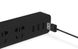 Сетевой удлинитель Xiaomi Mi Power Strip 3 3x220V и 3xUSB, 1,8м Black (NRB4015CN) 10993 фото 2