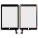 Сенсор (тачскрин) Apple iPad Air 2 A1566, A1567 черный, копия высокого качества 18774 фото