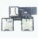 Шлейф для HTC Desire SV T326e с разьемом sim карты и карты памяти (две SIM карты) 04365 фото