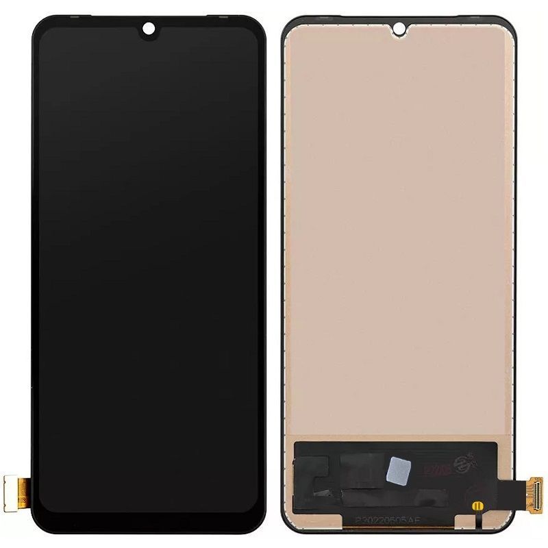 Дисплей для Vivo V21 4G V2066, V20 SE, Y70 черный, без поддержки сканера пальца TFT 29906 фото