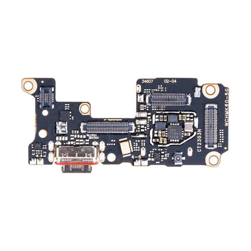 Нижняя плата для Xiaomi Poco F5 Pro 23013PC75G с разьемами зарядки и Sim-карты Оригинал Китай 33004 фото
