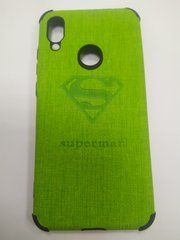 Чехол для Xiaomi Redmi Note 7 Jeans Superman Зеленый 15355 фото