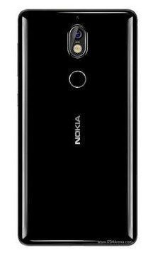 Задняя кришка для Nokia 7, черная, Оригинал Китай с стеклом камеры 24736 фото