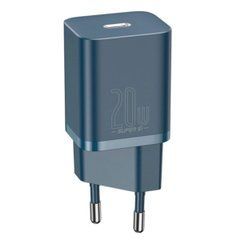 Сетевое зарядное устройство Baseus Super Si Quick Charger 20W (1Type-C) ( CCSUP-B03) синий 27791 фото
