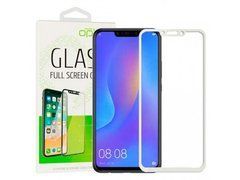 3D Защитное стекло для Huawei P Smart Plus INE-LX1, INE-LX2, Nova 3i белое 12845 фото
