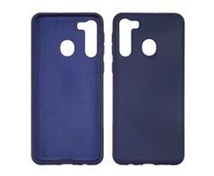Чехол силиконовый Full Nano Silicone Case для Samsung A215F Galaxy A21 темно-синий 26164 фото