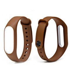 Ремешок Xiaomi для Mi Band 3, Mi Band 4 кофейно белый 15607 фото