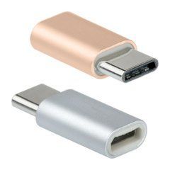OTG Перехідник IVON с microUSB на Type-C 06505 фото
