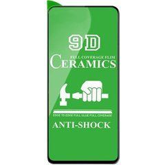 Защитная пленка Ceramics Anti-shock для Xiaomi Redmi Note 10, Note 10S Black 23619 фото
