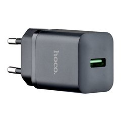 Зарядний пристрій Hoco N26 Maxim single port QC3.0 charger чорний 17659 фото