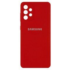 Чехол силиконовый Silicone Case для Samsung A525F A52 (2021) Red 23860 фото