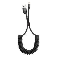 Кабель Baseus Fish Eye Spring Lightning (1m) Black (CALSR-01) 17780 фото