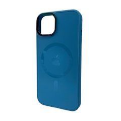 Чохол скляний матовий AG glass sapphire MagSafe для Apple iPhone 11 синій 28728 фото