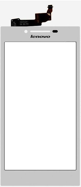 Сенсор (тачскрин) Lenovo P70 белый 00763 фото