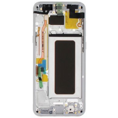 Дисплей для Samsung G955 Galaxy S8 Plus с рамкой серебристый Arctic Silver OLED Хайкопия 32654 фото