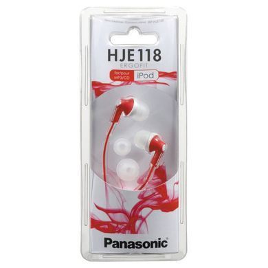 Наушники Panasonic (RP-HJE118GU-R) Red 12929 фото