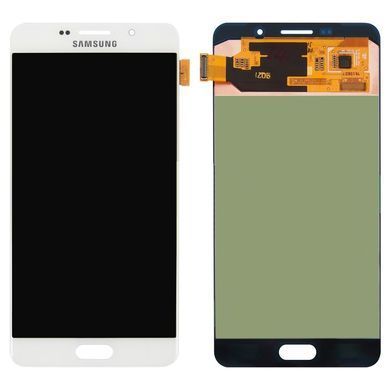 Дисплей для Samsung A710F Galaxy A7 2016, A710FD белый (GH97-18229C) Оригинал 07011 фото